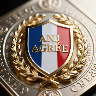 Badge officiel de certification ANJ pour bookmakers agréés