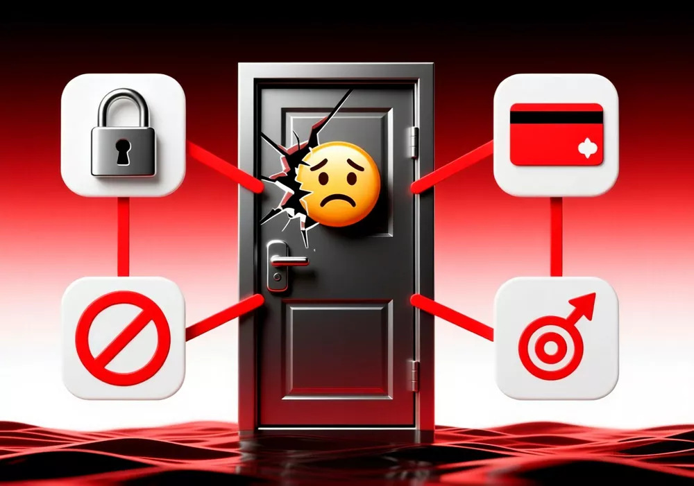 Visualisation des risques et dangers réels des bookmakers offshore : blocages, fermetures de compte, pertes financières, failles de sécurité